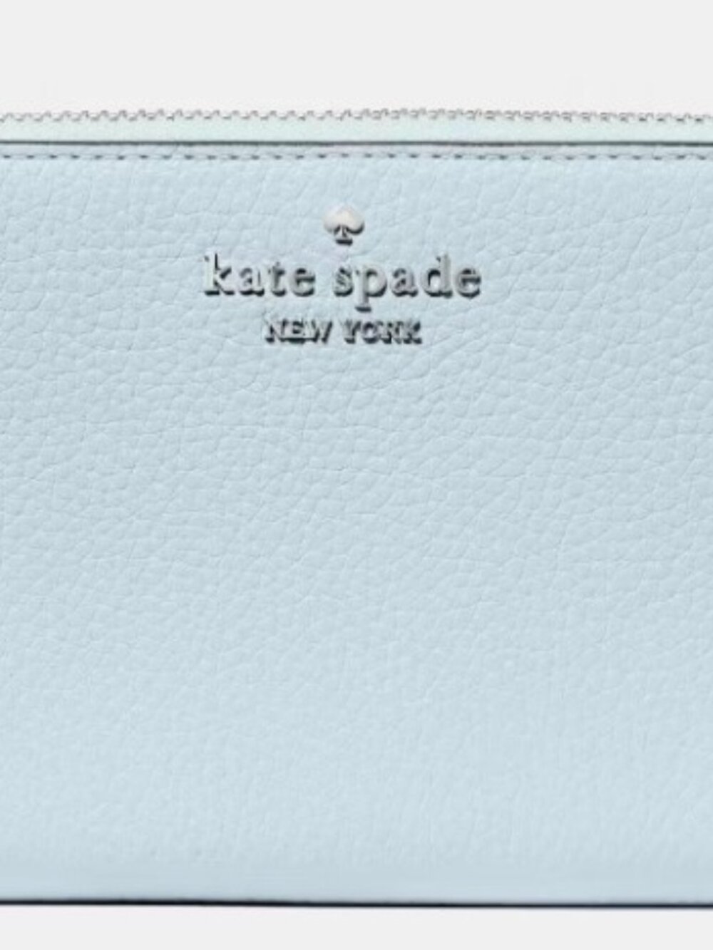 Kate Spade Pale Blue Zip Around Wristlet Wallet